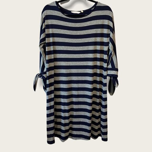 Soft Surroundings Adrift Striped T Shirt Dress size XS - Picture 4 of 10